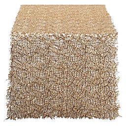 Sequin Mesh 120-Inch Table Runner in Gold