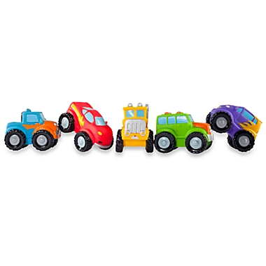 Elegant Baby&reg; Monster Truck Party Bath Squirties. View a larger version of this product image.