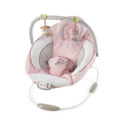pink owl baby bouncer