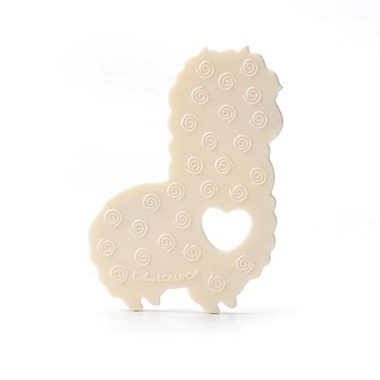 Loulou Lollipop Llama Teether with Clip. View a larger version of this product image.