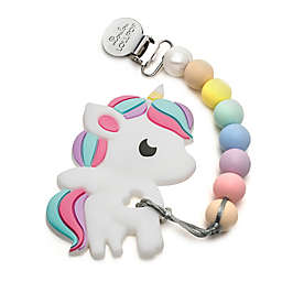 Loulou Lollipop Unicorn Teether with Clip
