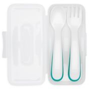 Oxo Tot&reg; 2-Piece Toddler Fork &amp; Spoon Travel Set
