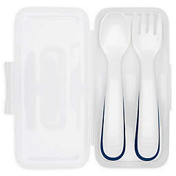 Oxo Tot® 2-Piece Toddler Fork & Spoon Travel Set in Navy