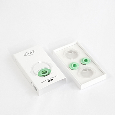 Elvie&reg; 2-Pack Pump Spout and Valves in Celeste. View a larger version of this product image.