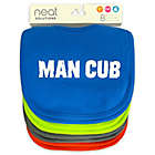 Alternate image 0 for Neat Solutions 8-Pack Man Cub Infant Bib Set with Water-Resistant Lining