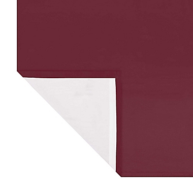 Shauna 84-Inch Pinch Pleat Back Tab Room Darkening Window Curtain Panel in Merlot. View a larger version of this product image.