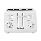 Cuisinart&reg; White Compact Cool-Touch 4-Slice Toaster