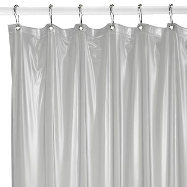 grey shower curtain liner