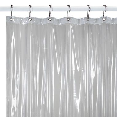 shower curtain and liner