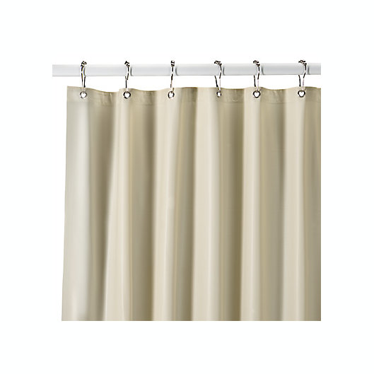 Vinyl Shower Curtain Liner, Tan Shower Curtain Liner