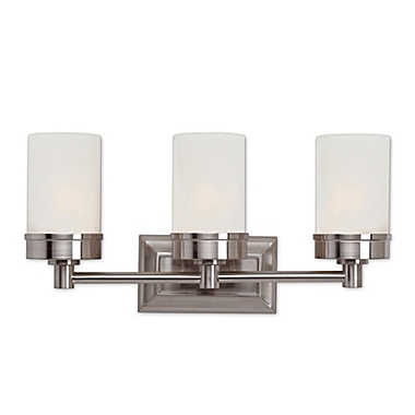 Bel Air Urban Swag 3-Light Vanity Light in Brushed Nickel. View a larger version of this product image.