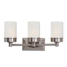 Bel Air Urban Swag 3-Light Vanity Light in Brushed Nickel