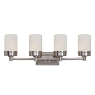 Bel Air Urban Swag 4-Light Vanity Light in Brushed Nickel. View a larger version of this product image.
