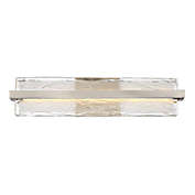 Quoizel Platinum Collection Glacial 22-Inch Wall Mount LED Lamp in Brushed Nickel