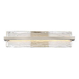 Quoizel Platinum Collection Glacial Wall Mount LED Lamp in Brushed Nickel