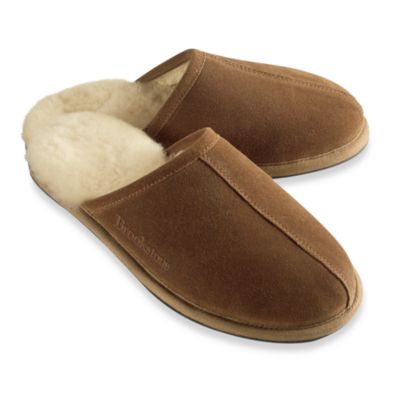 mens shearling slippers