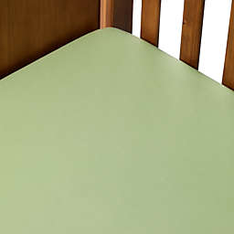 TL Care® Cotton Jersey Crib Sheet in Apple Green