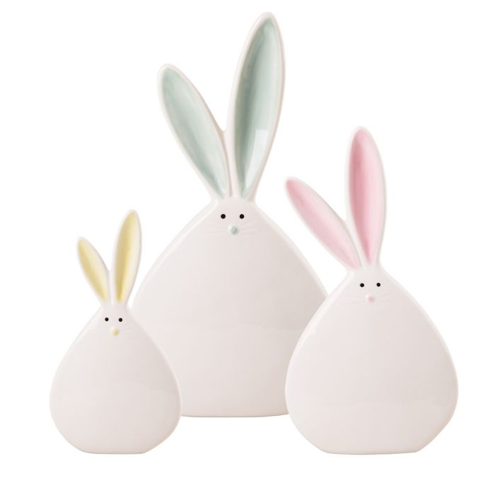 3Piece Ceramic Decorative Easter Bunny Set Bed Bath and Beyond Canada