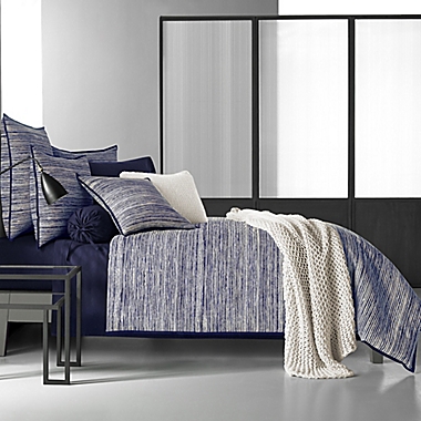 Oscar/Oliver Flen Full/Queen Duvet in Indigo. View a larger version of this product image.