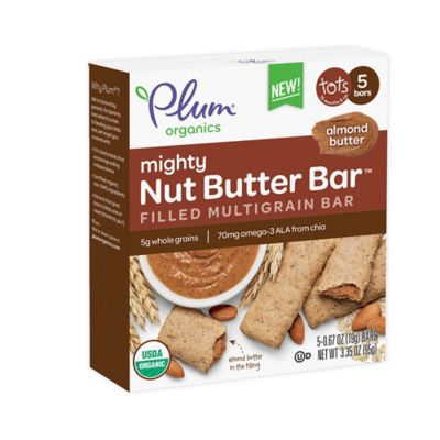 Plum Organics&reg; 5-Pack Mighty Nut Butter Bar in Almond Butter