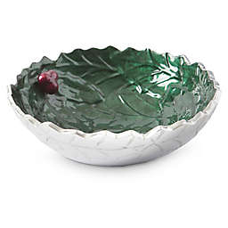 Julia Knight® Holly Sprig 8.5-Inch All Purpose Bowl in Emerald