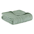 Alternate image 0 for Madison Park Tuscany Quilted Throw Blanket in Seafoam