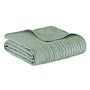 Madison Park Tuscany Quilted Throw Blanket in Seafoam