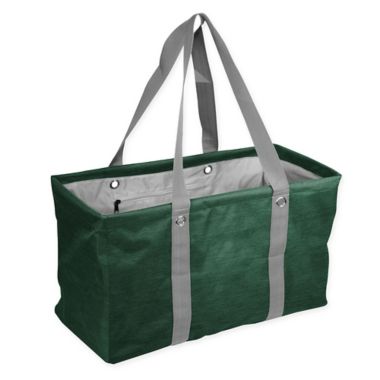 Crosshatch Picnic Caddy in Hunter Green. View a larger version of this product image.