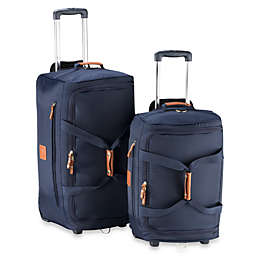 Bric's Xtravel Rolling Duffle Bag Collection in Navy
