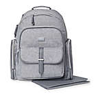 Alternate image 1 for carter&#39;s&reg; Stow Away Diaper Bag Backpack in Heather Grey