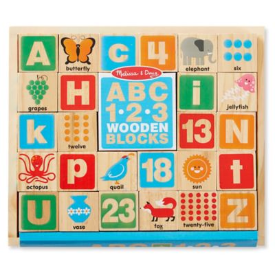 melissa and doug alphabet blocks