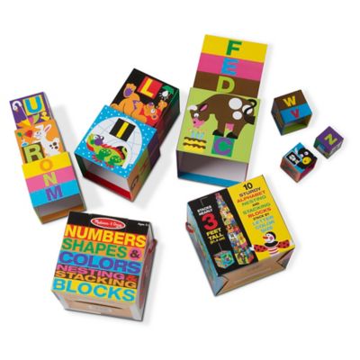 melissa and doug alphabet nesting and stacking blocks