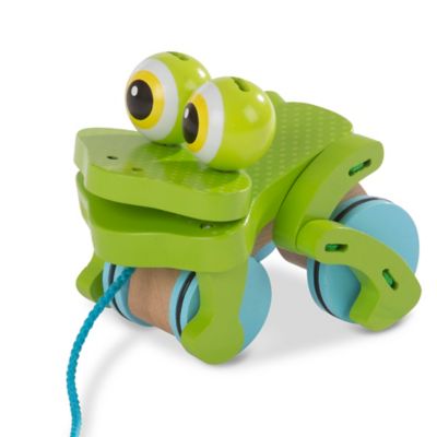 melissa and doug rocking farm animals pull train