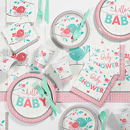 Creative Converting™ 81-Piece "Hello Baby" Girl Party Supplies Kit