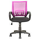 Alternate image 2 for Corliving&trade; Swivel Office Chair in Pink