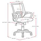 Alternate image 4 for Corliving&trade; Swivel Office Chair in Pink