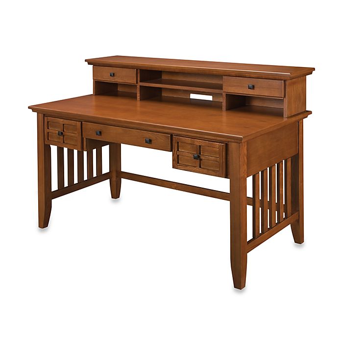Home Styles Arts Crafts Executive Desk W Hutch Bed Bath Beyond