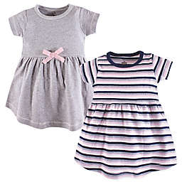 Touched by Nature 2-Pack Short Sleeve Dresses in Grey