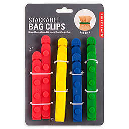 Kikkerland® Stackable Bag Clips (Set of 8)
