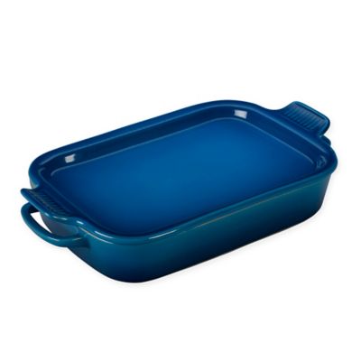 Le Creuset&reg; 2.75 qt. Rectangular Casserole Dish with Platter Lid in Marseille