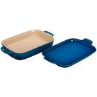 Alternate image 1 for Le Creuset&reg; 2.75 qt. Rectangular Casserole Dish with Platter Lid