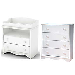South Shore Angel 2-Piece Changing Table and Chest Set