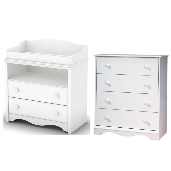 South Shore Angel 2-Piece Changing Table and Chest Set ...