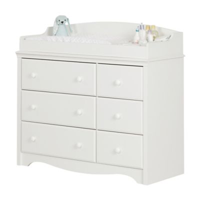 south shore angel changing table with drawers