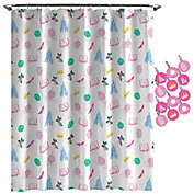 Disney&reg; Princess Sassy Accessories Shower Curtain in White