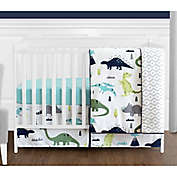 Sweet Jojo Designs Mod Dinosaur 4-Piece Crib Bedding Set