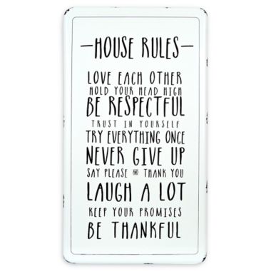 Prinz Typography 27-Inch x 15-Inch Metal Art in White. View a larger version of this product image.