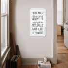 Alternate image 1 for Prinz Typography 27-Inch x 15-Inch Metal Art in White