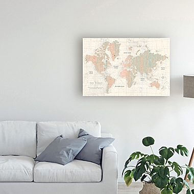 Trademark Fine Art Old World Map 22-Inch x 32-Inch Canvas Wall Art. View a larger version of this product image.