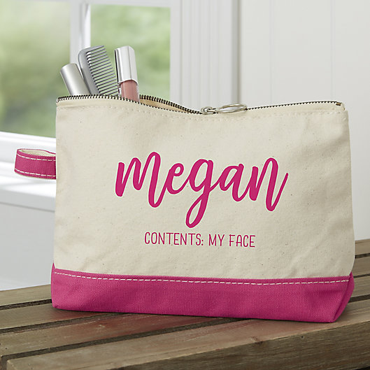 Alternate image 1 for Scripty Name Personalized Makeup Bag